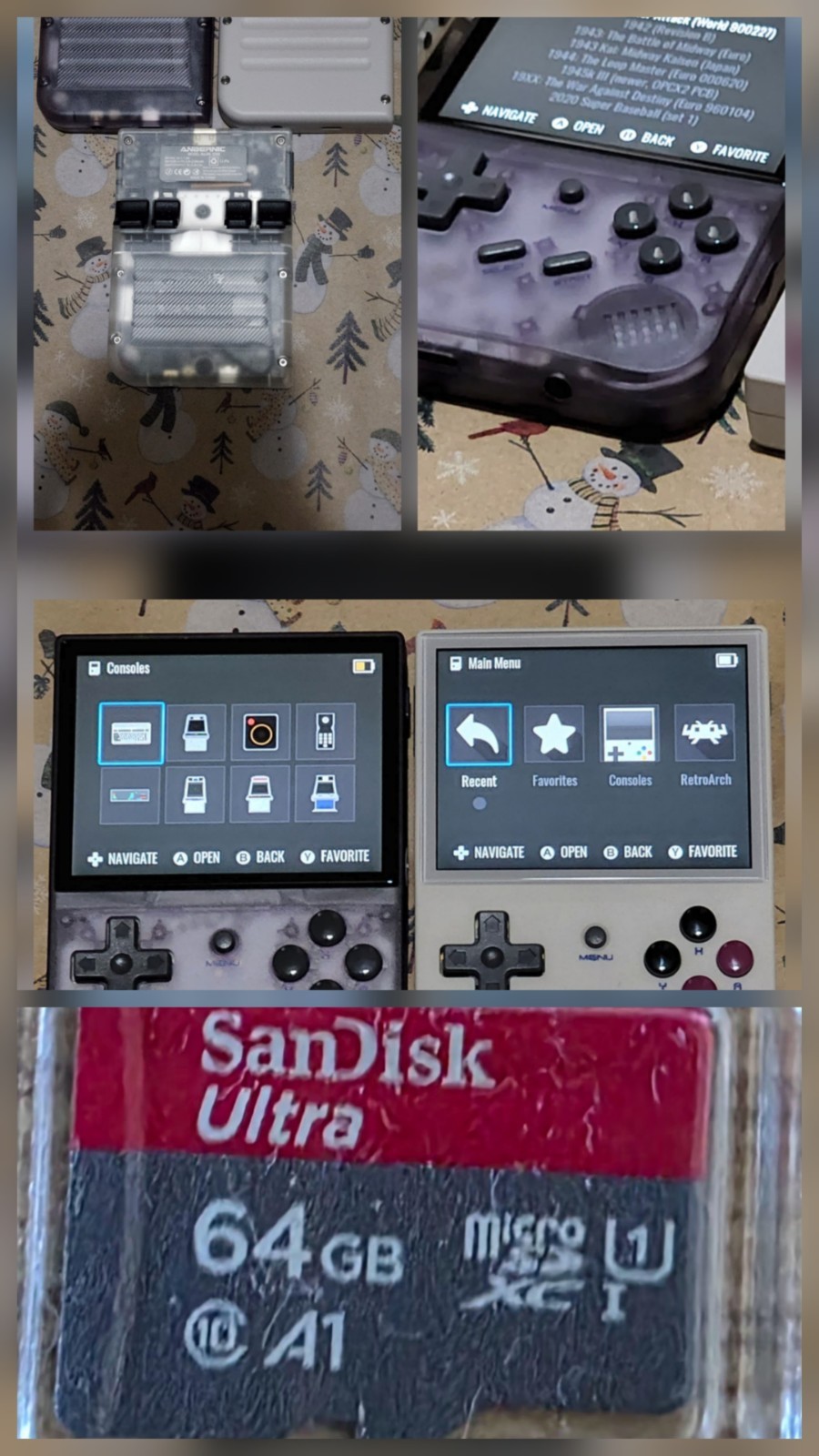 New Anbernic RG35XX retro Handheld Game Console 64GB custom OS Miyoo Mini Style