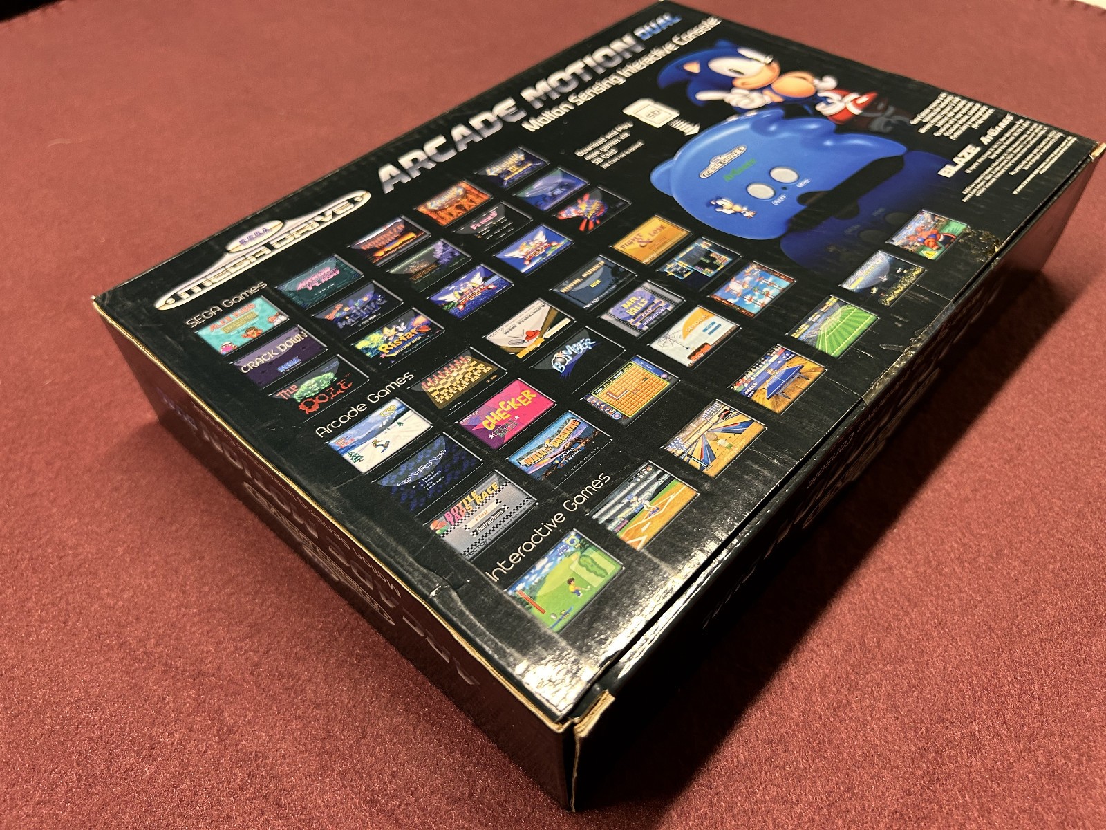 Sega Mega Drive Genesis Arcade Motion Sonic VideoGame Blaze Console Brand New