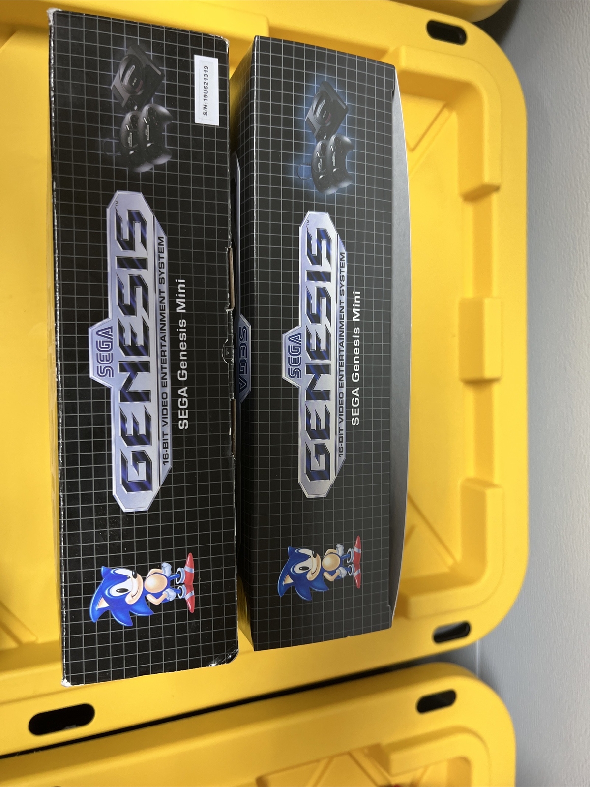 Open Box SEGA Genesis Mini Home Game Console Black MK-16000/ Store Display Box
