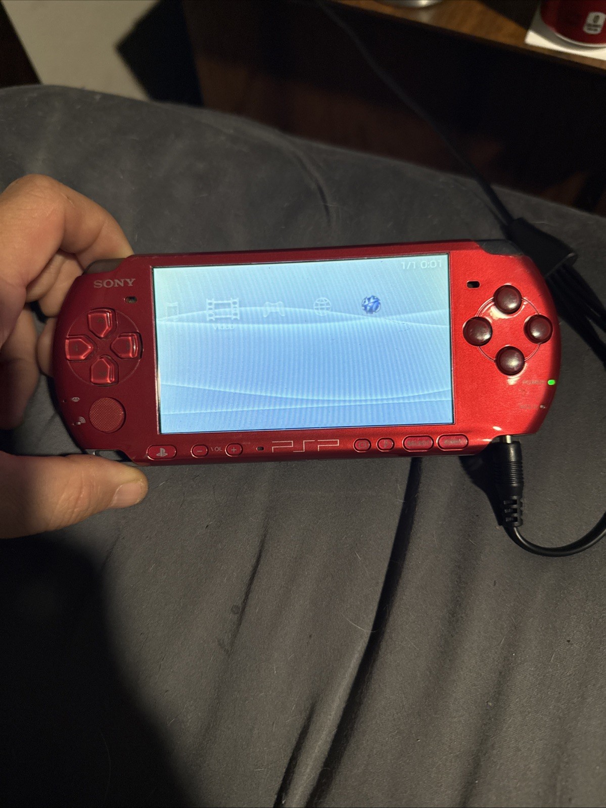 Sony PSP 3000 Carnival Red Japanese Version Region Free