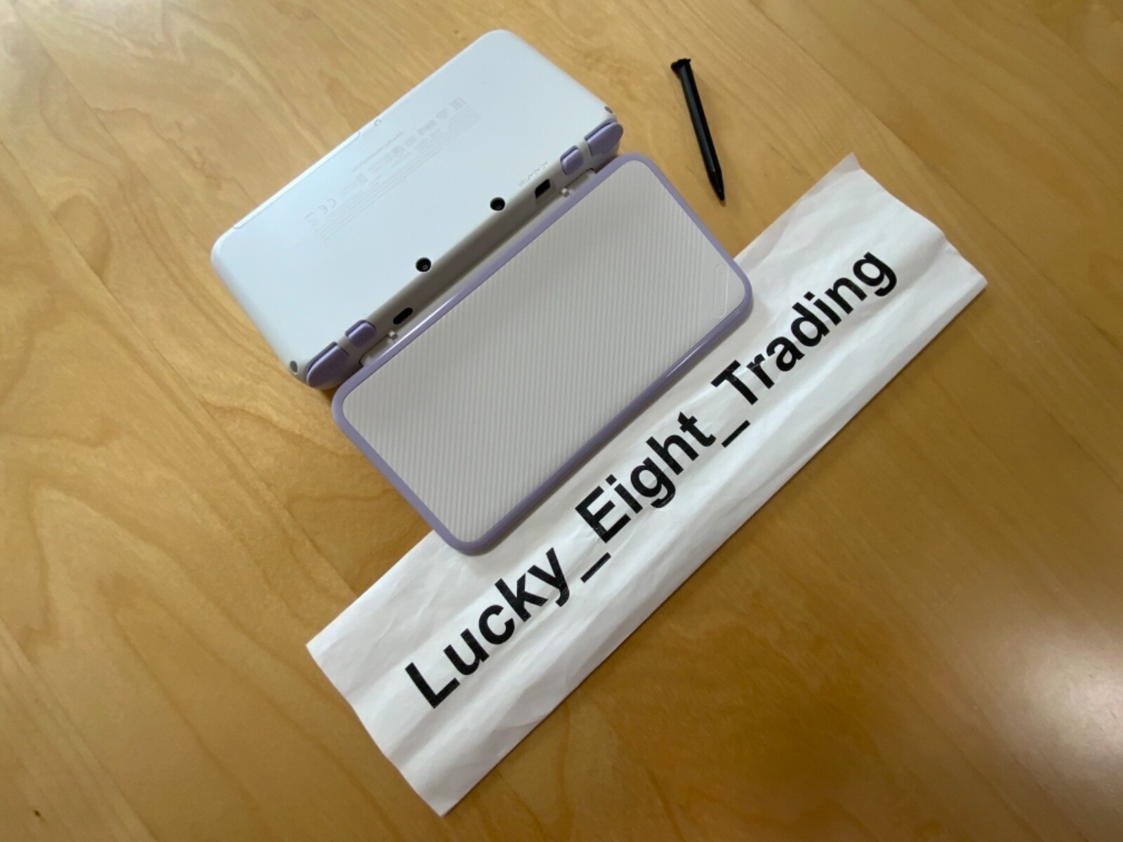 New Nintendo 2DS XL LL White Lavender Console Stylus Japan ver [H]