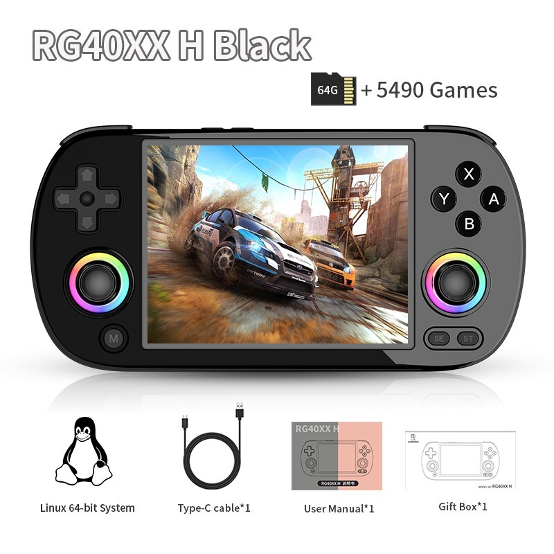 Handheld Game Console System 3D IPS 3200mAh Retro Video Gaming Portable Player