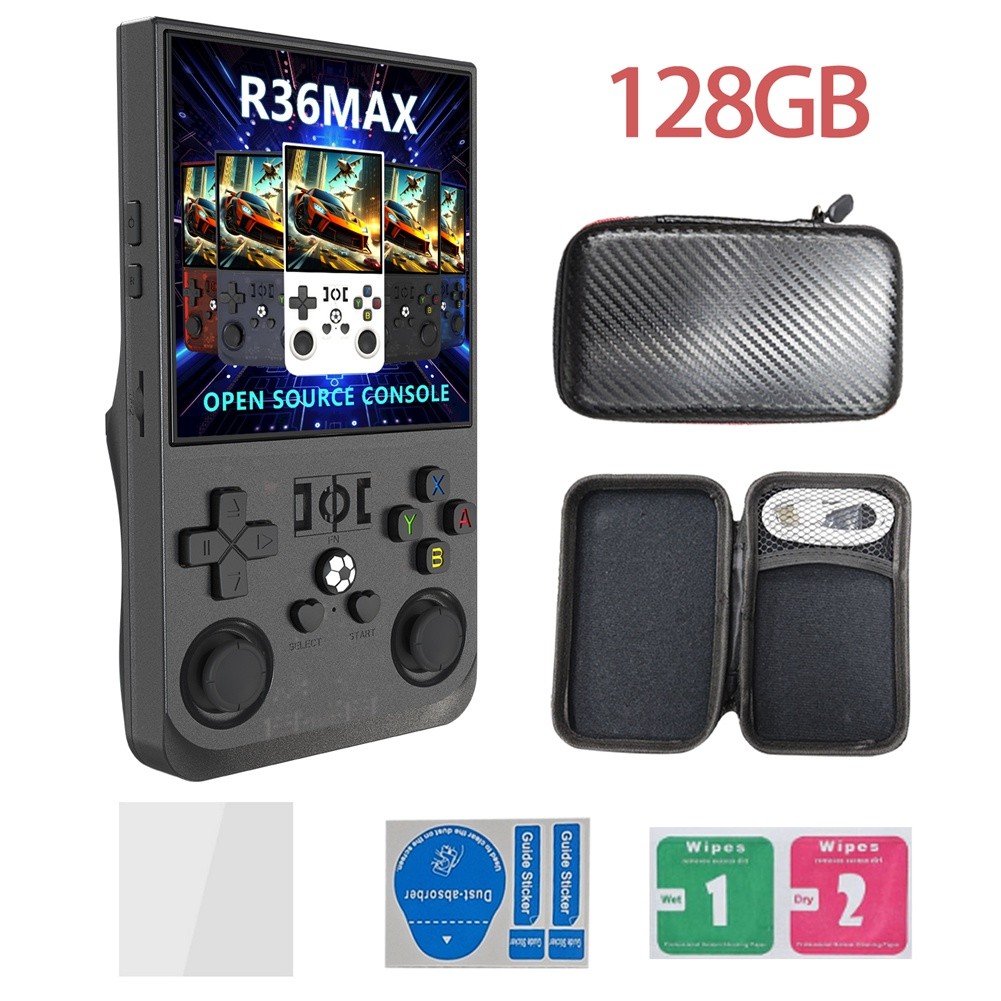 R36MAX 128GB 4.0″” IPS Screen Retro Portable Game Console L3786