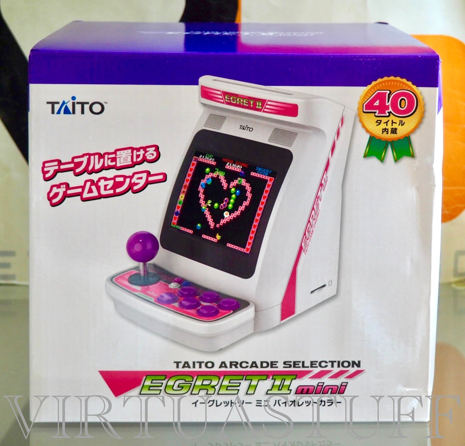 Taito Arcade Selection Egret 2 II Mini Console Violet Edition, Japan Market, new