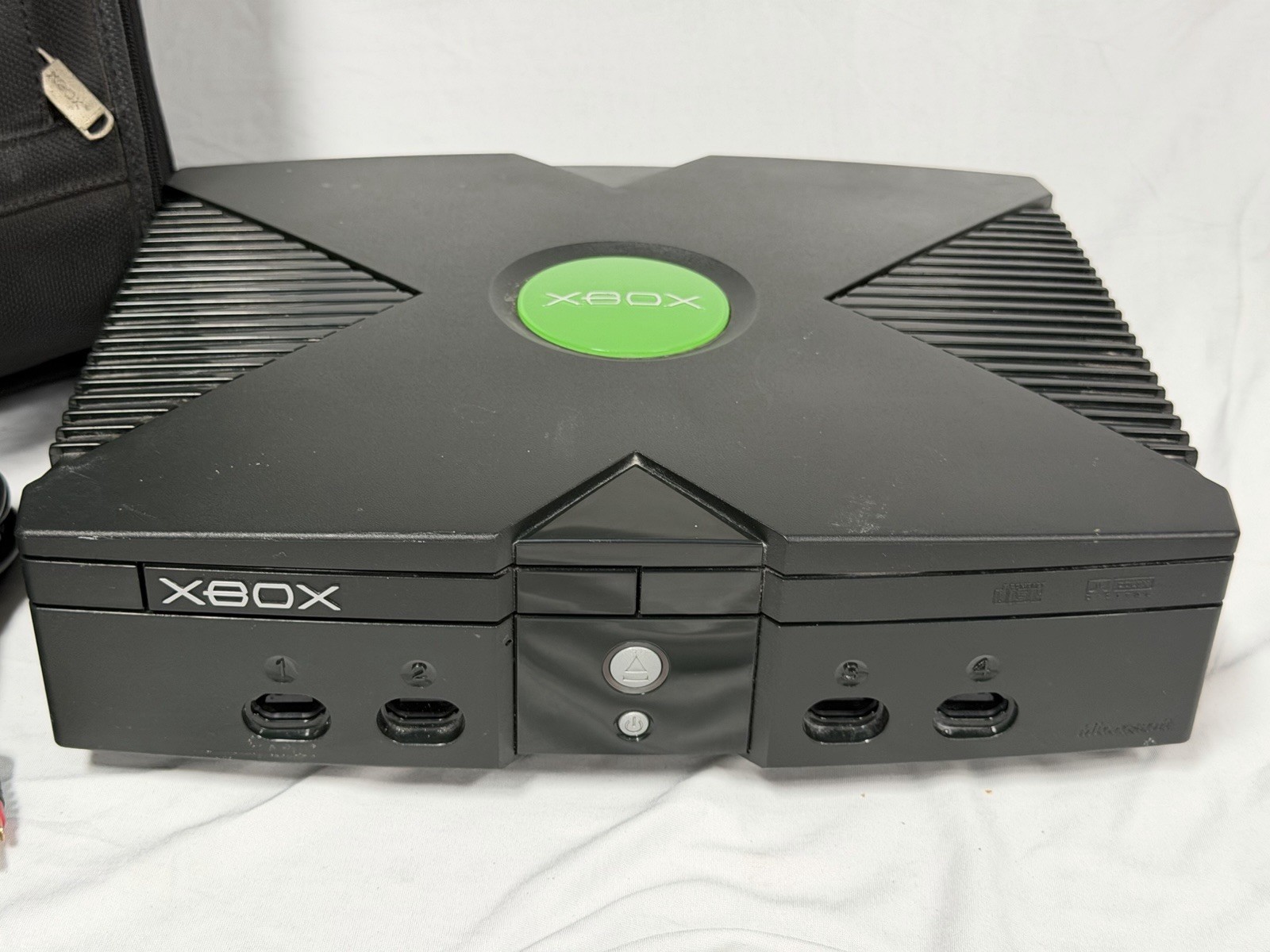 Microsoft Xbox Original Console Controller RCA Power Cable Tested