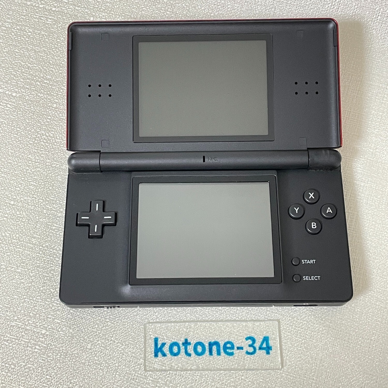 Nintendo DS Lite Crimson Black Red Console Used NDS *Japanese model
