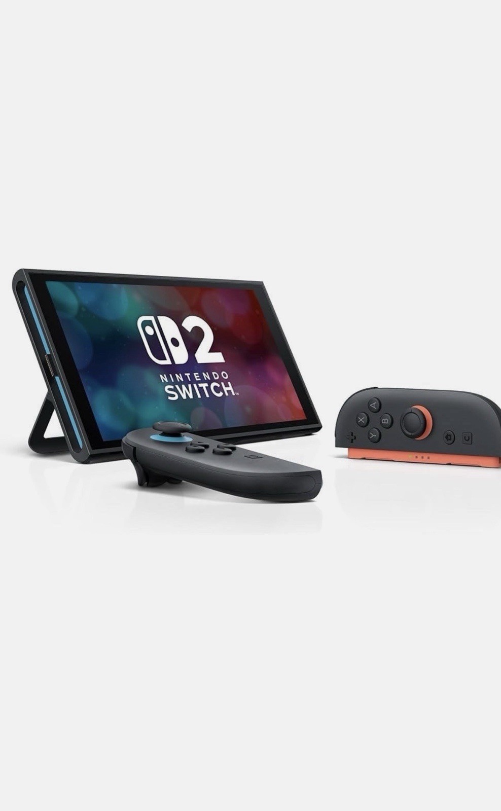 Nintendo Switch 2 Console Black Red Blue with Joy-Con Controllers and Dock