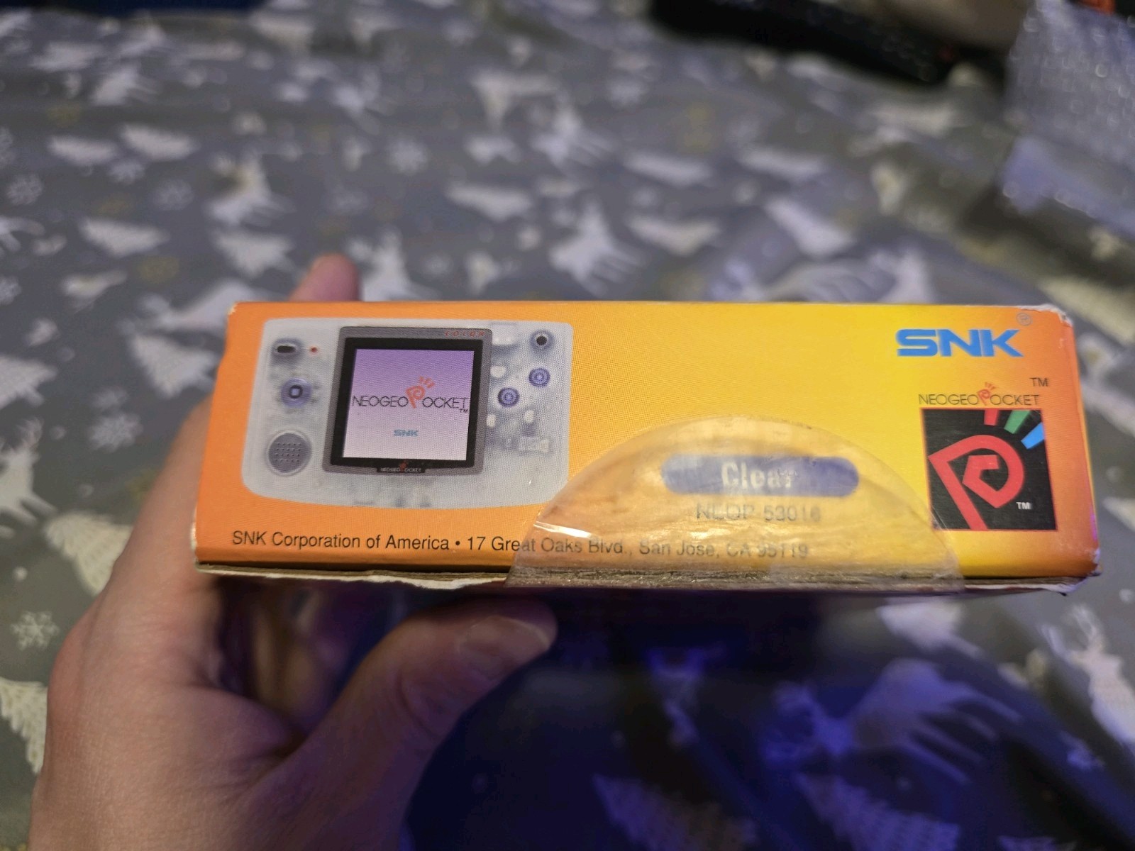 NEO GEO POCKET COLOR Console Solid Silver – BOX ONLY! Great Condition!