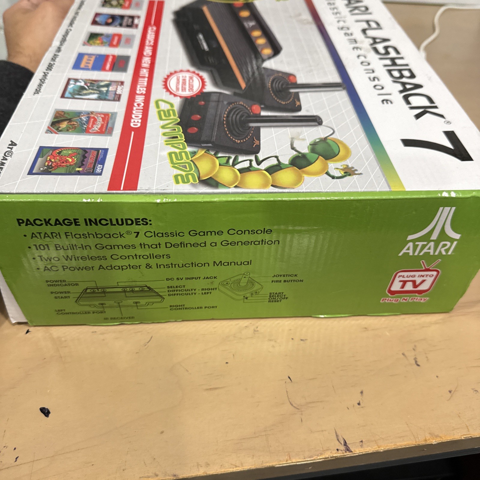Atari Flashback 7 Classic Game Console Deluxe Plug N Play Tested