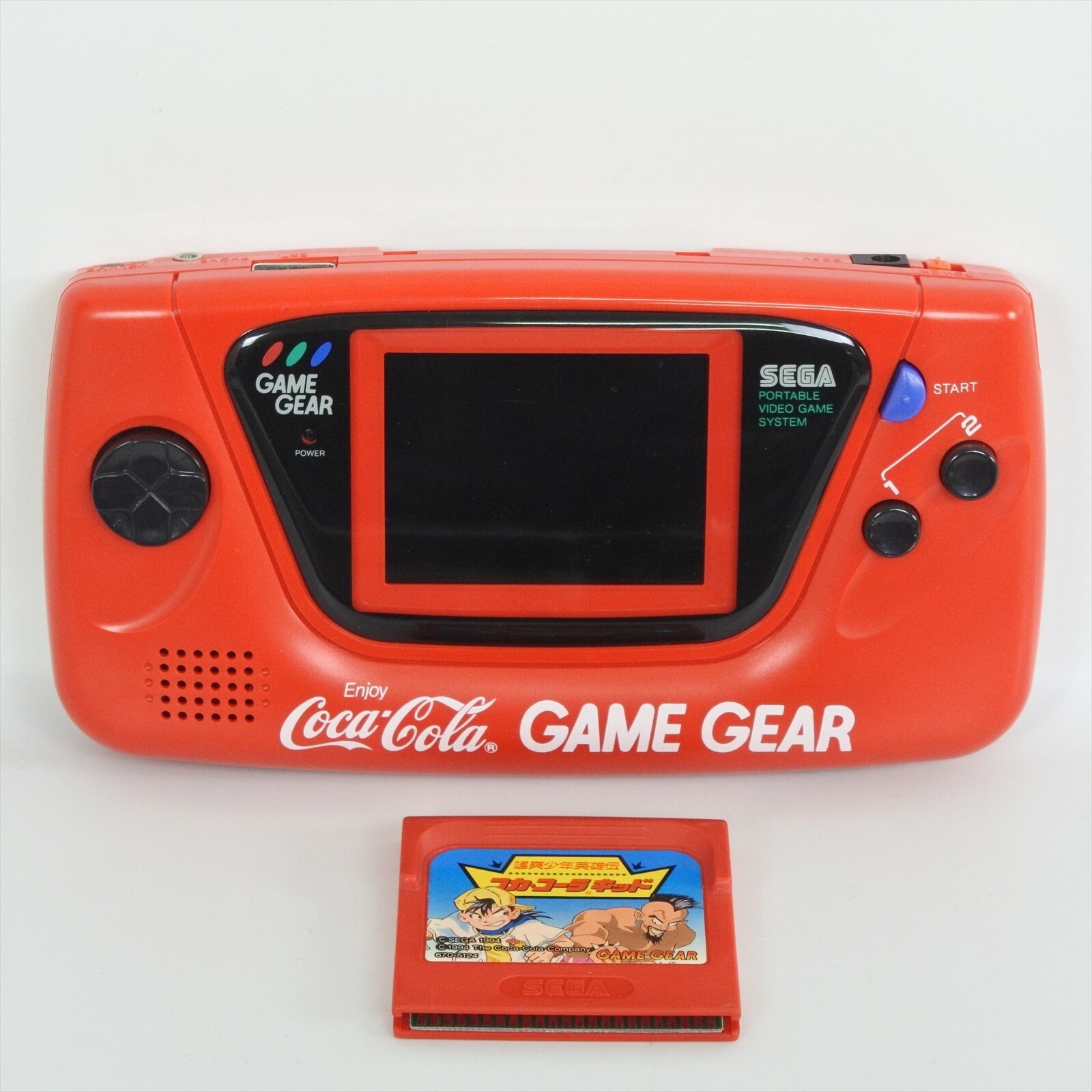 Game Gear COCA COLA KID Console + Cartridge Set Sega P41140968 gg