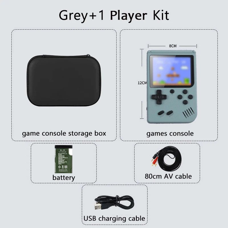 Built-in 500+ Classic arcade retro games Console for TV 5 inch Video Game Handhe