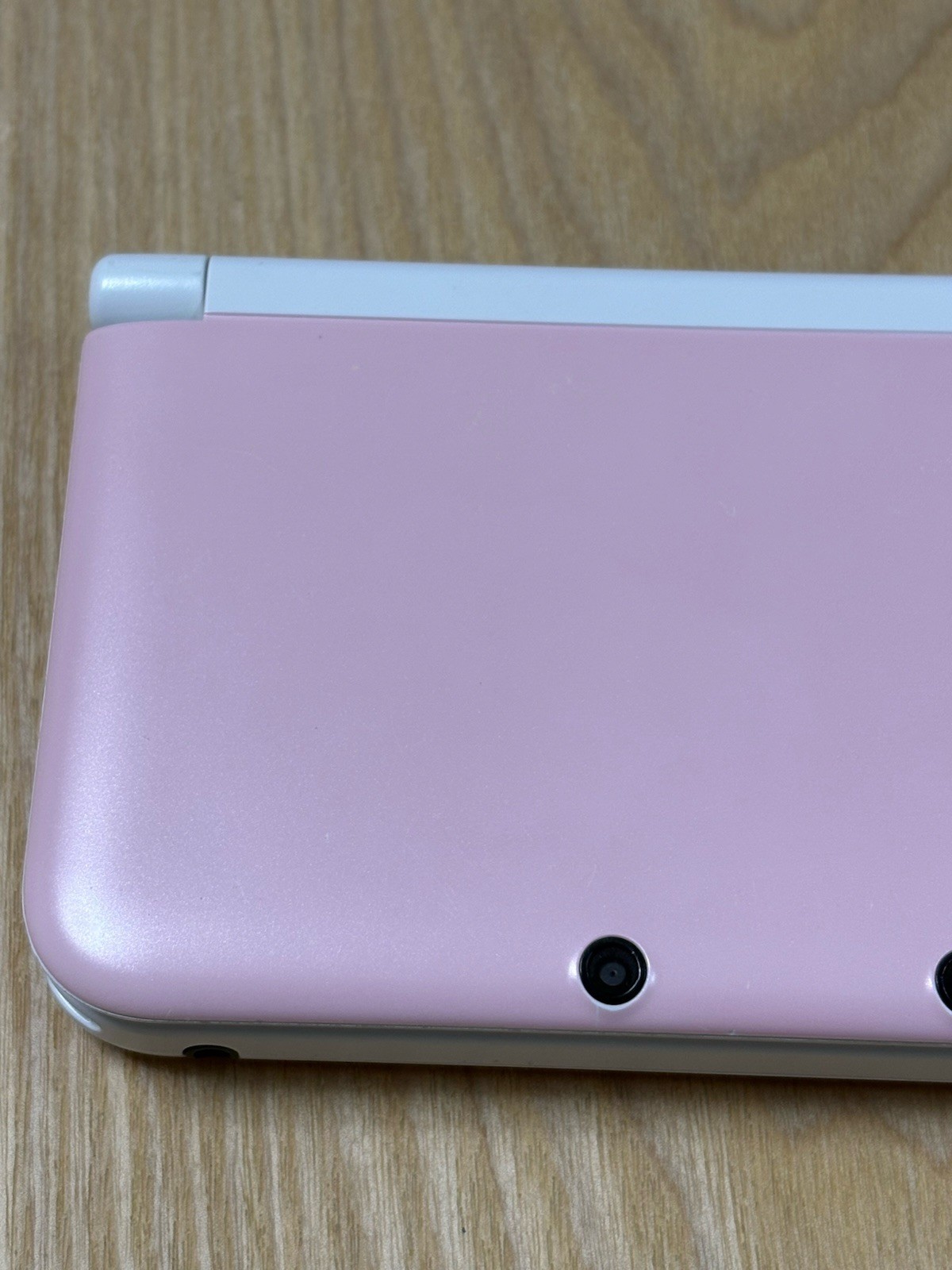 Nintendo 3DS LL Pink White Console with Stylus Tested Working Japanese Version