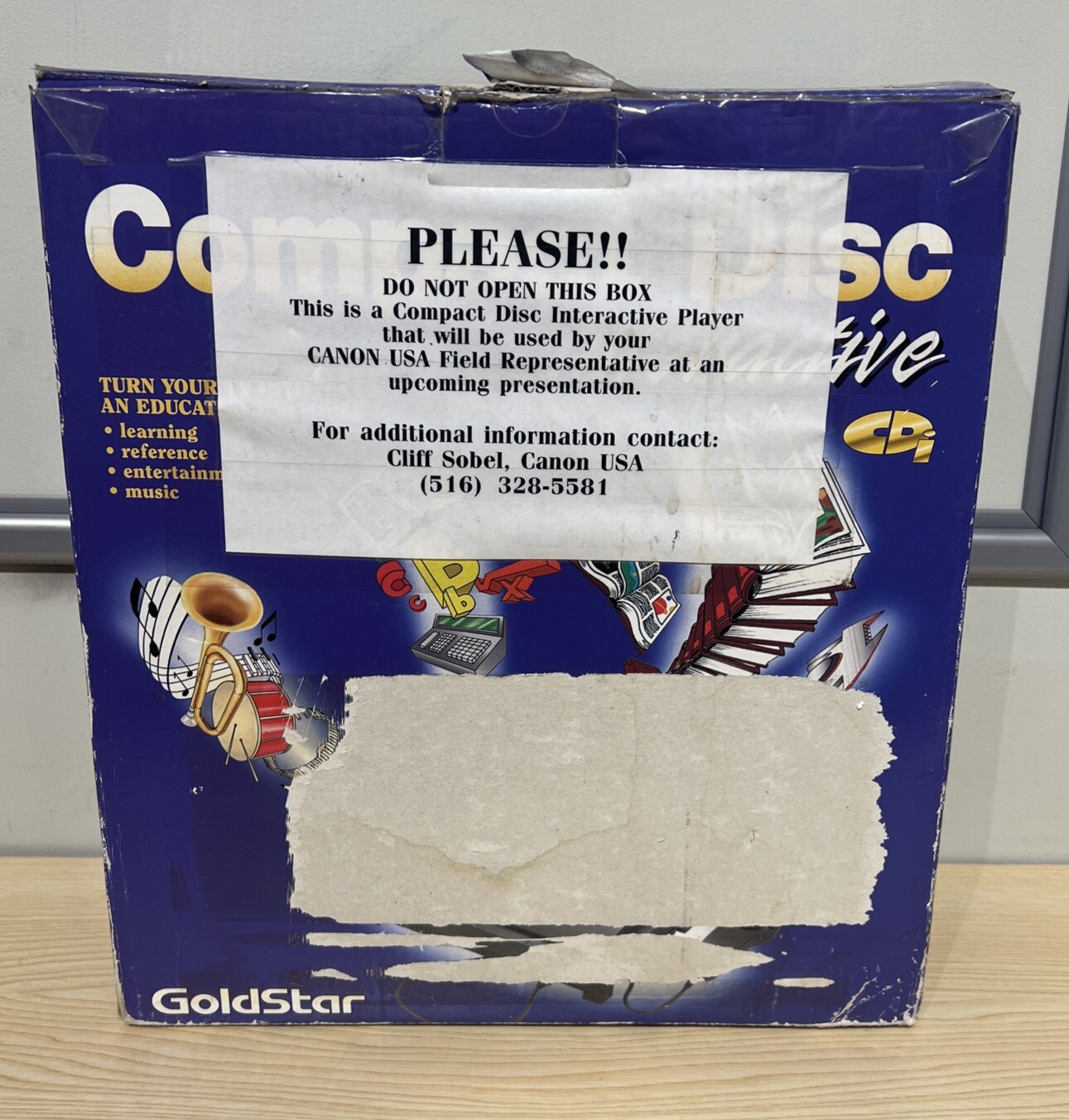 Goldstar GDI-1000 Console (Philips CD-I 450) – Tested – Authentic – COMPLETE