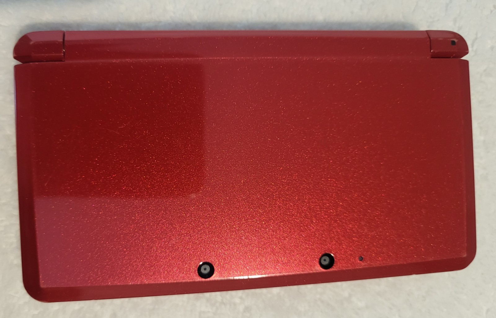 Lot of 3 Nintendo 3DS Console Systems, Pink, Red, Aqua Blue, Tested w/ Chargers
