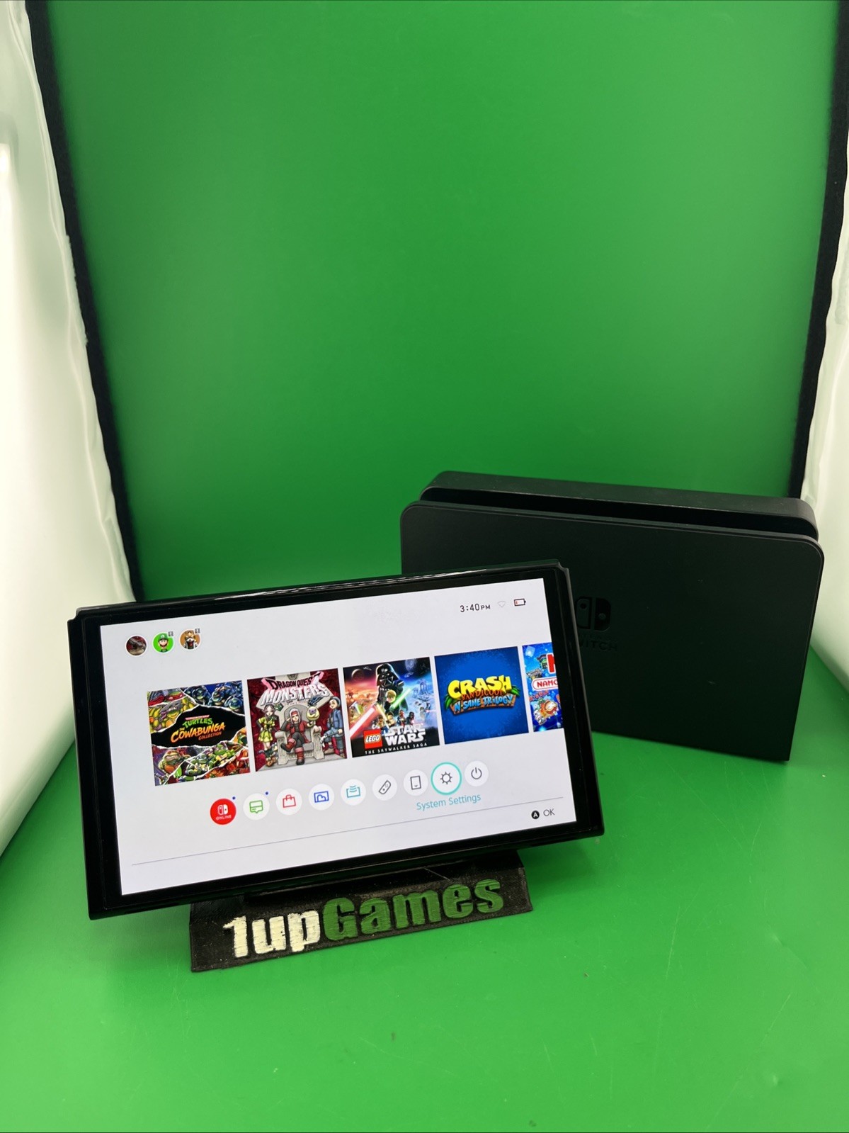 Nintendo Switch Model HEG-001 Console & Dock Only No Joycons (T27)