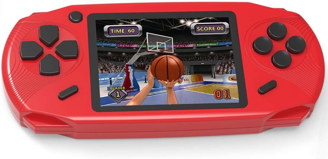 Ergonomic Handheld Games for Kids – 220 Retro Titles – Ideal Gift for Ages 3+