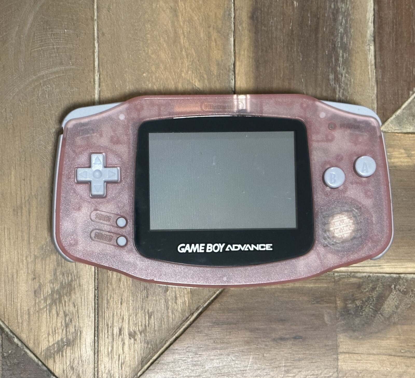 Nintendo Game Boy Advance Pink AGB-001 w/3 games and carry case TESTED & WORKS