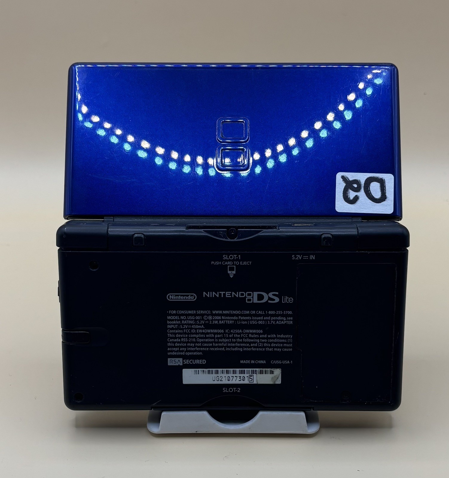 Nintendo DS Lite – Cobalt Black (D2) READ DESCRIPTION