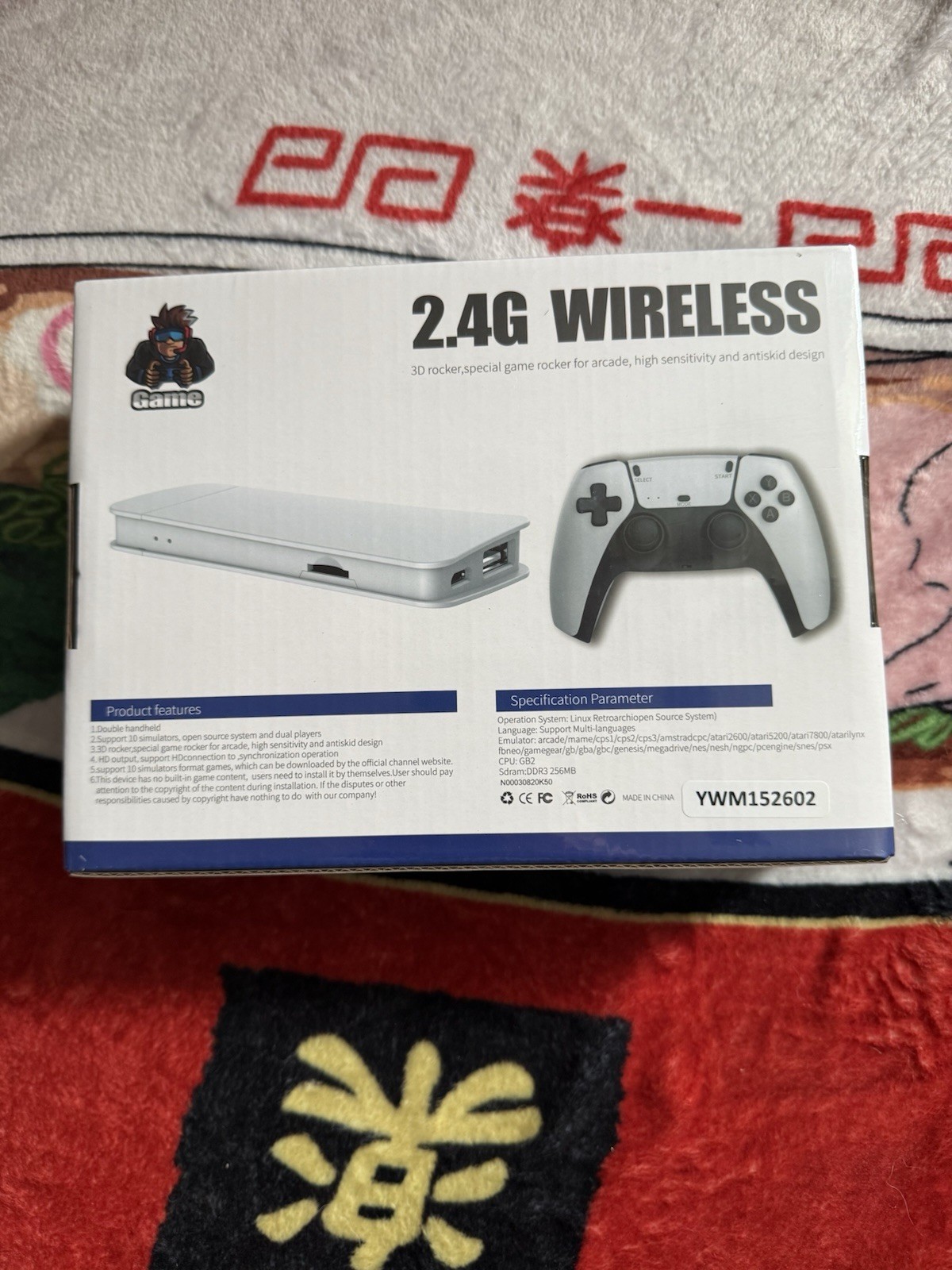 Game 2.4G Wireless Home Console 4K UHD White or Black with Controller