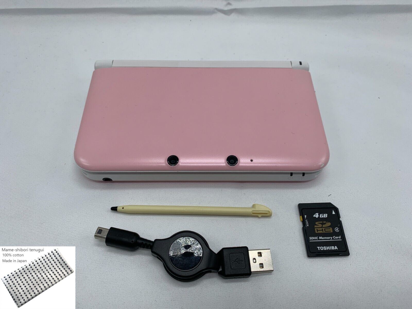 3DS LL Pink x White console Nintendo Japanese ver. “Excellent”
