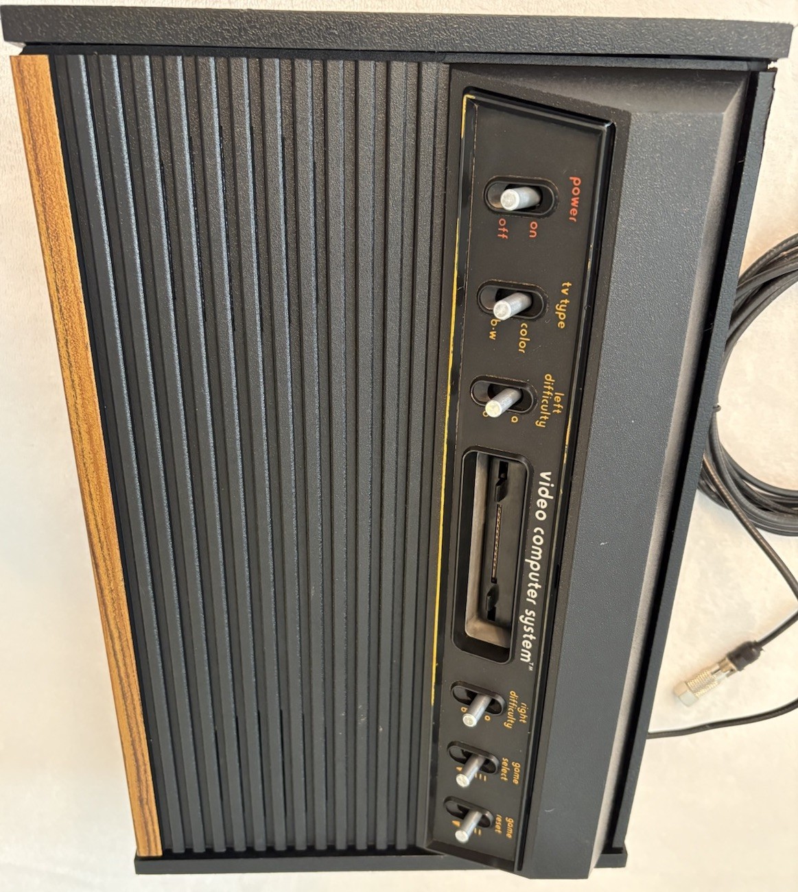 TESTED Atari 2600 Beautiful Heavy Sixer Console Low Serial Sunnyvale USA – Video
