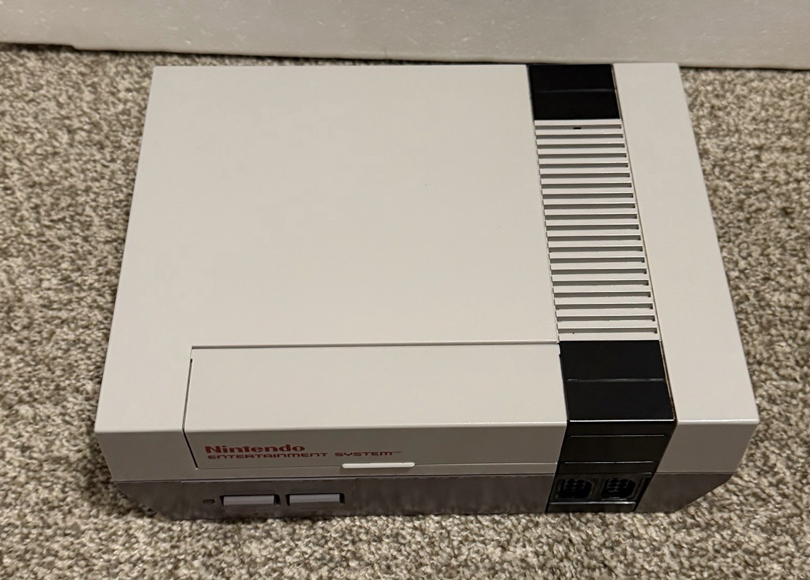 Original Nintendo NES Action Set System 100% CIB Complete Box NOT Working READ