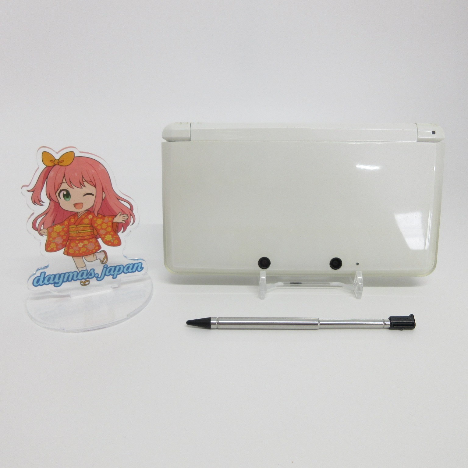 【Very Good】Nintendo 3DS Ice White Console ONLY Japanese Edition #DEN2/08/0615/01