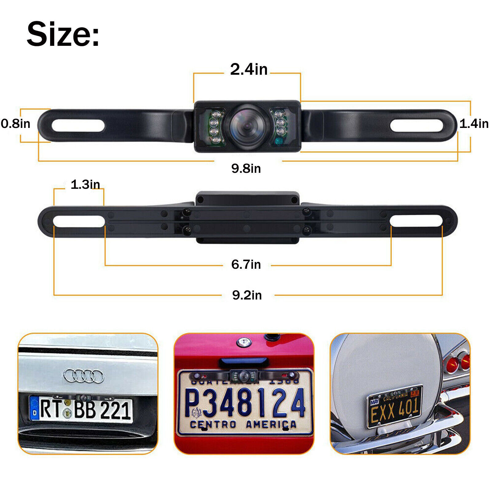 5″ Backup Camera Wireless Car Rear View HD Parking System Night Vision + Monitor