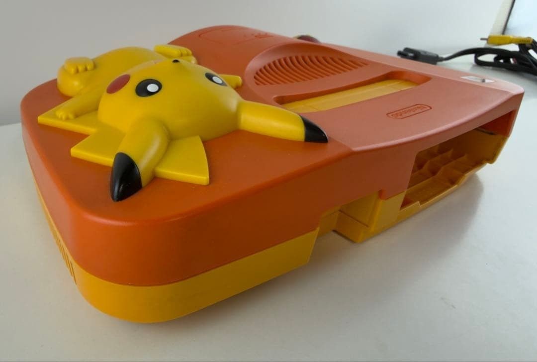 Nintendo 64 Pikachu Orange Yellow Console Pokemon N64 Japan Tested Boxed Rare