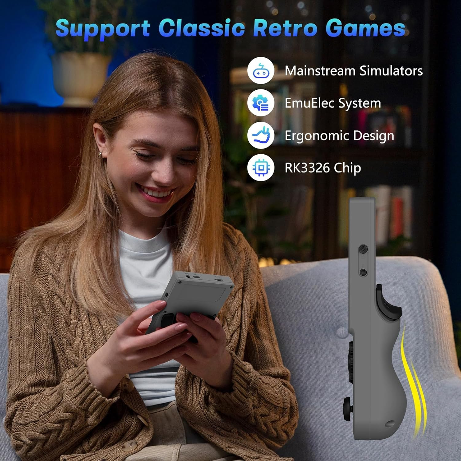 R36TMAX Retro Handheld Game Console, Portable Retro Gaming Console with 4.0” Crt