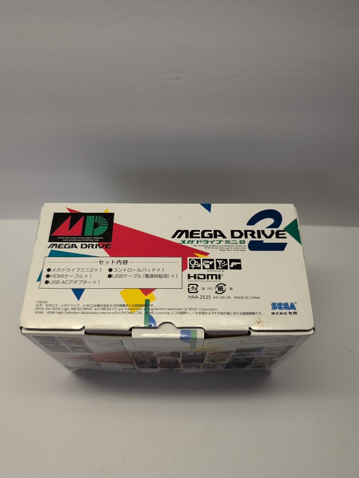 SEGA MEGA DRIVE 2 MINI CONSOLE JAPAN USA SELLER RARE NEW OPEN BOX LOOK!