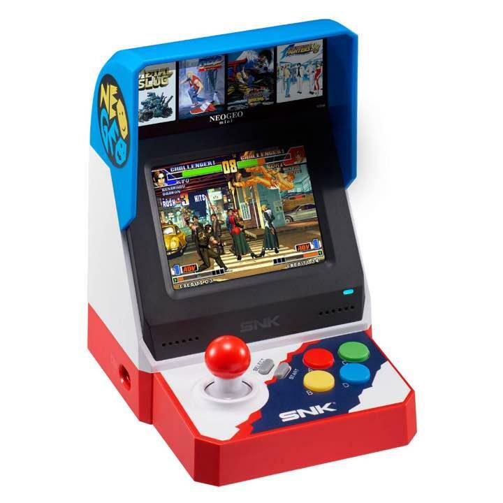 SNK Neo Geo Mini Console Built-in 40 titles of Game 40th Anniversary W/ Cable