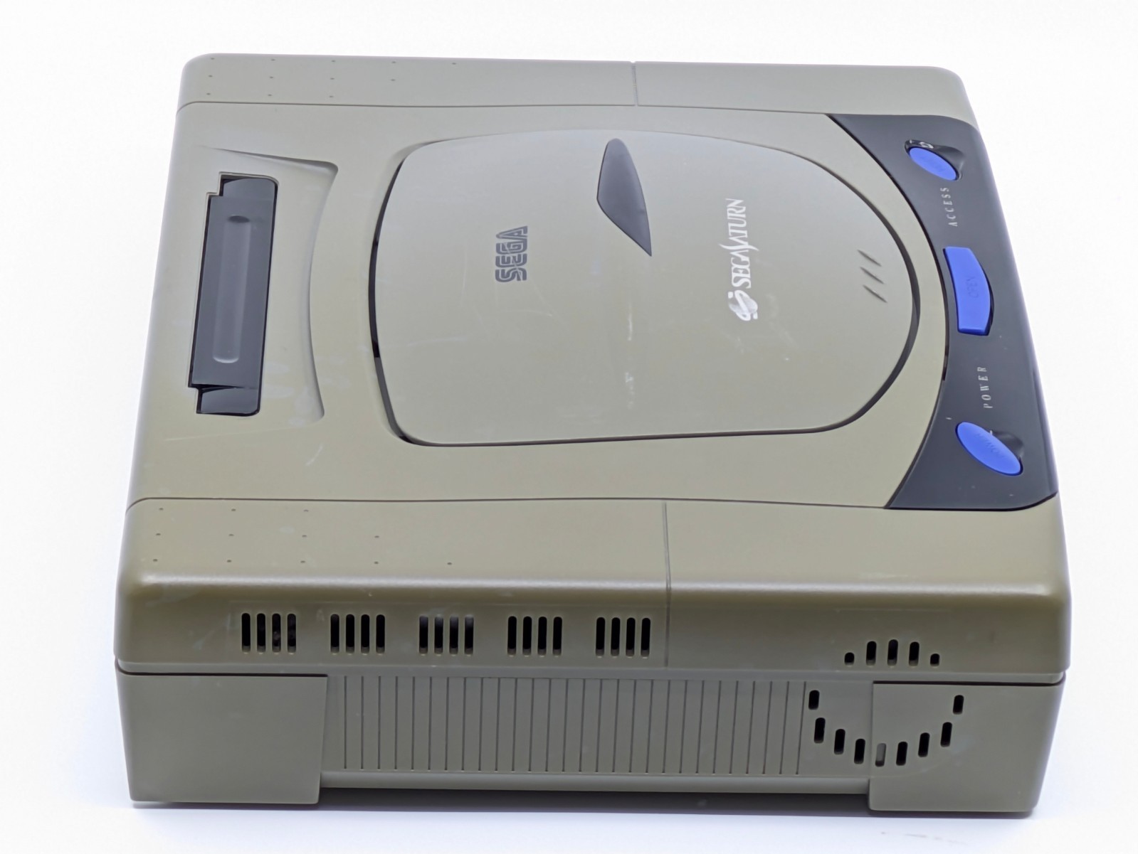 Sega Saturn HST-3200 Gray Console Complete Set Tested Japan NTSC-J