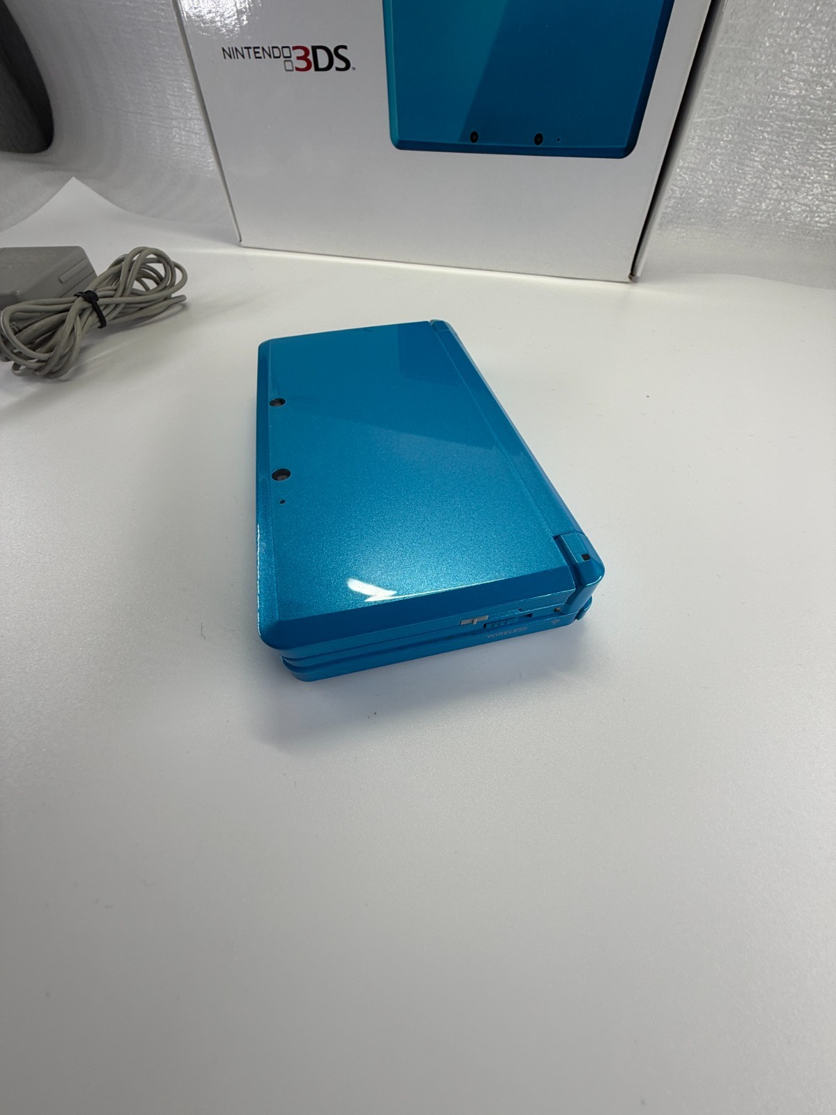 Nintendo 3DS Console Light Blue Japanese Ver. Boxed CIB SD Card AR Cards Tested