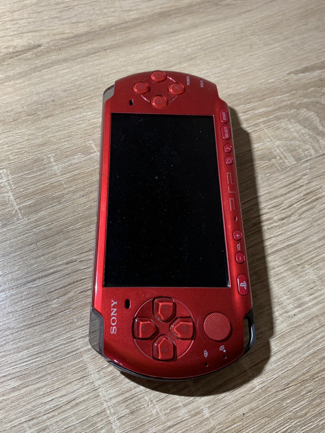 1487 Sony PSP 3000 Radiant Red Console Junk For Parts