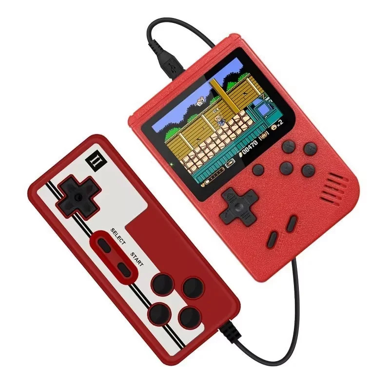 Retro Portable Handheld Game Console Built In 500 Classic Games Video Kids Gift