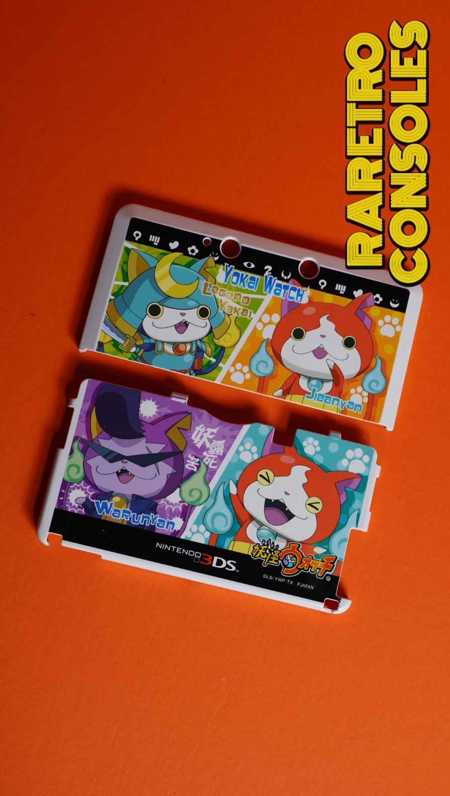 Official Nintendo 3DS Yo-kai Watch Plastic Shell Cover – Japanese – USA SHIP