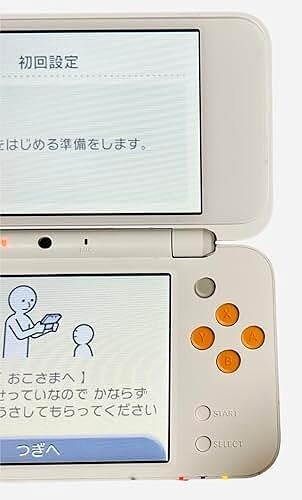 New Nintendo 2DS XL White Orange Console Japanese Used Direct from Japan JP