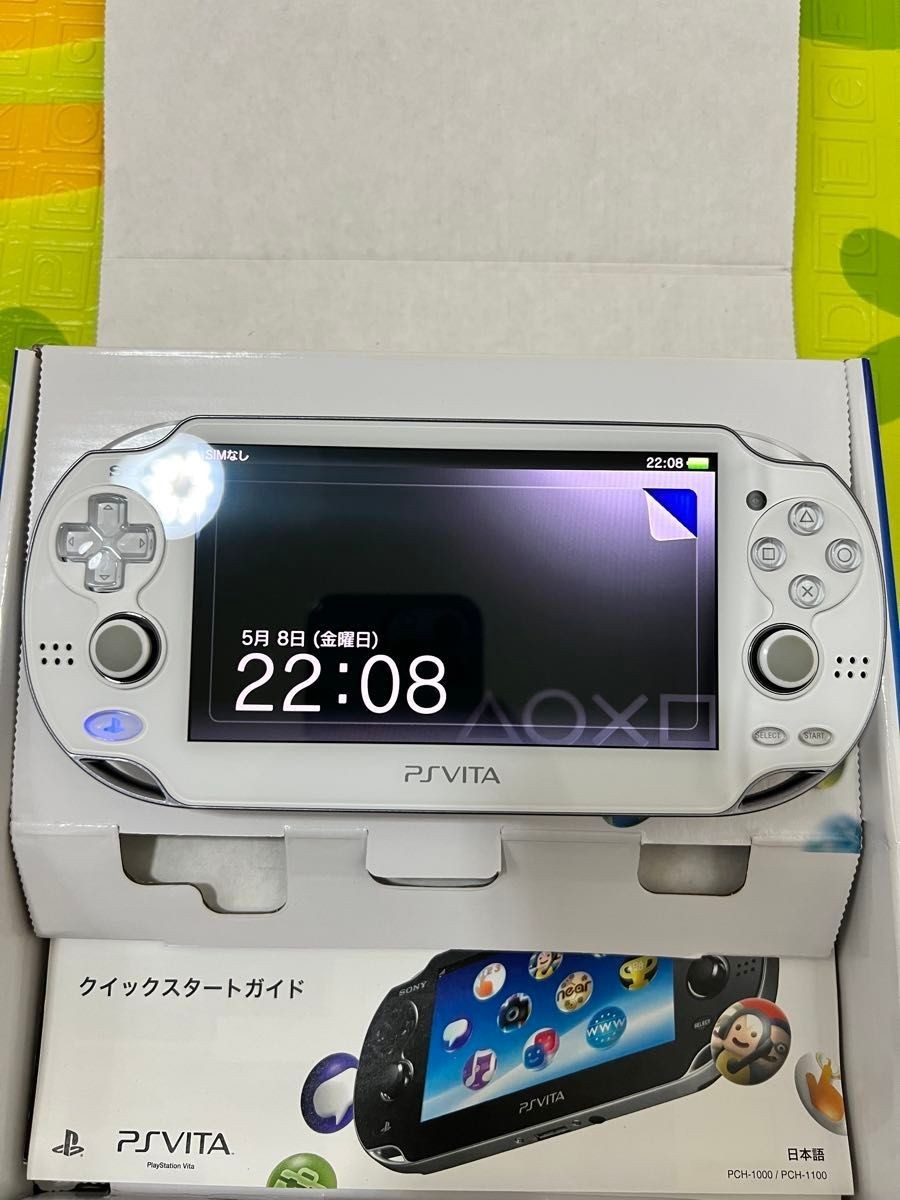 Excellent PS Vita PCH-1100 Sony Playstation complete Set Console White