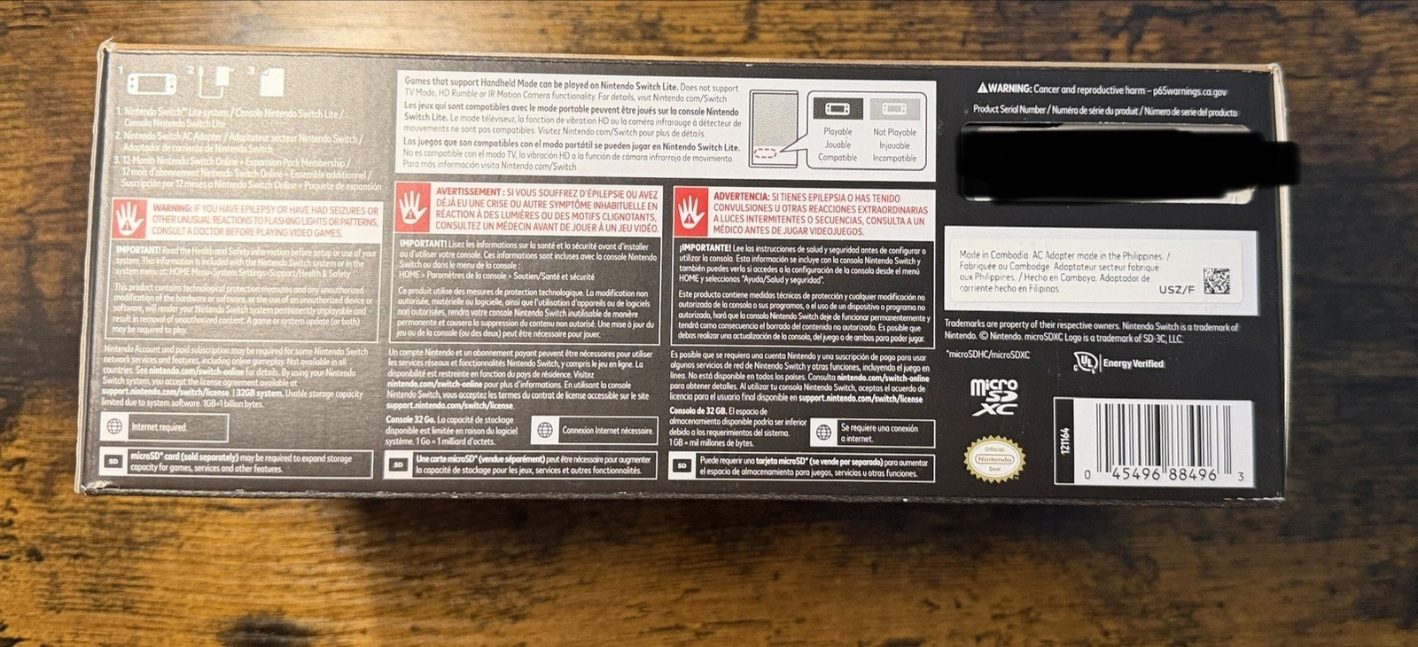 Nintendo Switch Lite Hyrule Edition Bonus Online + Expansion Pack – Sealed
