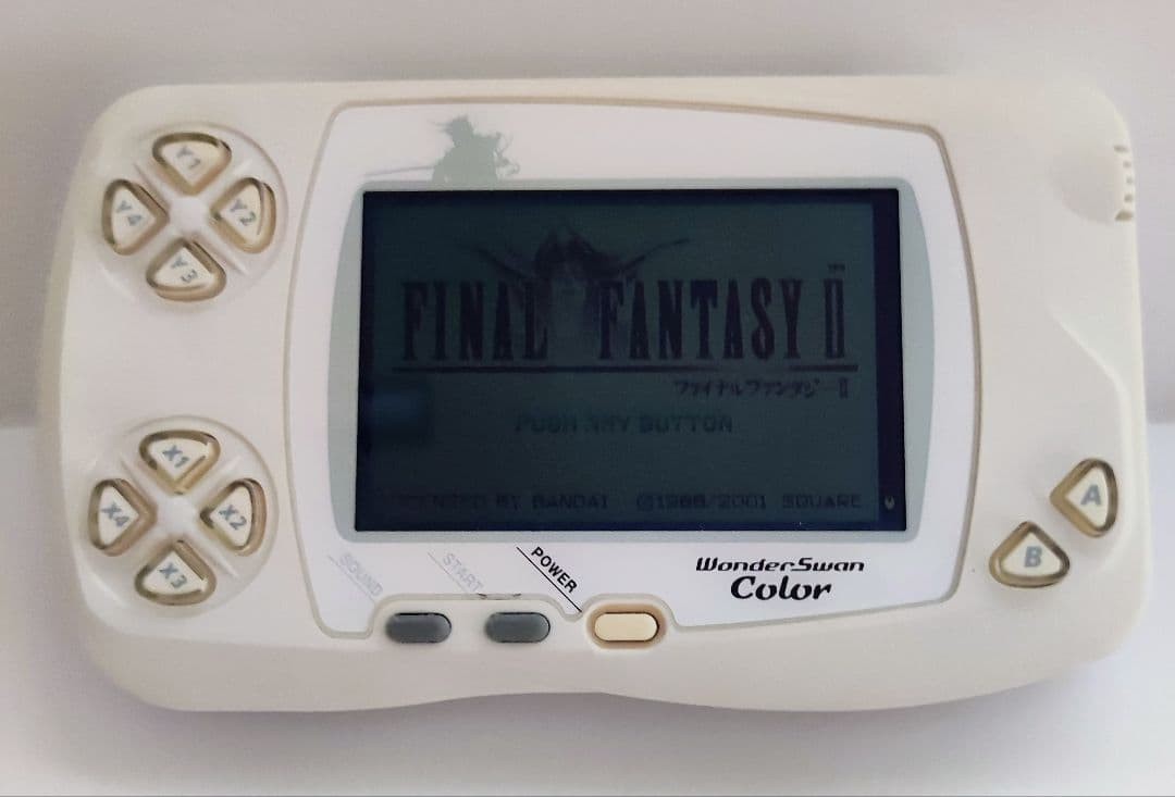 Bandai WonderSwan Color Console w/ Final Fantasy 2 Game Set