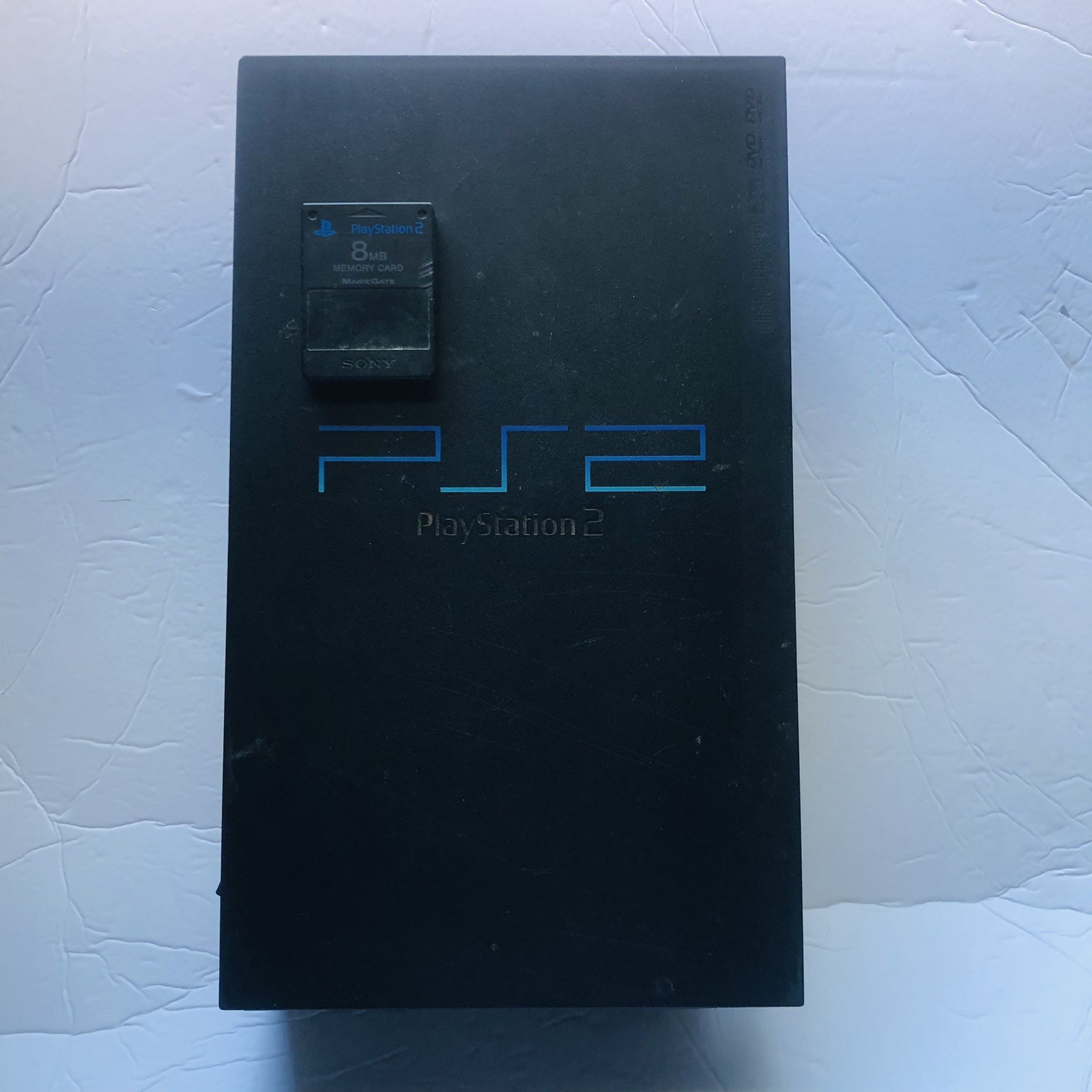 Sony PlayStation 2 Console w/ 8 MB Mem. Card (No Tv/Power Cord) Works/Tested