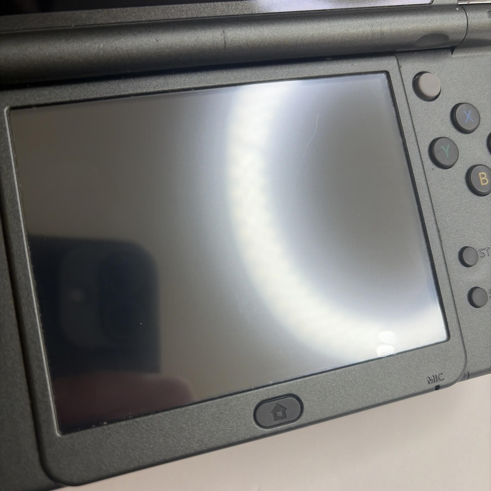 NICE! New Nintendo 3DS XL Gray Black Console Top IPS Charger Stylus US Version