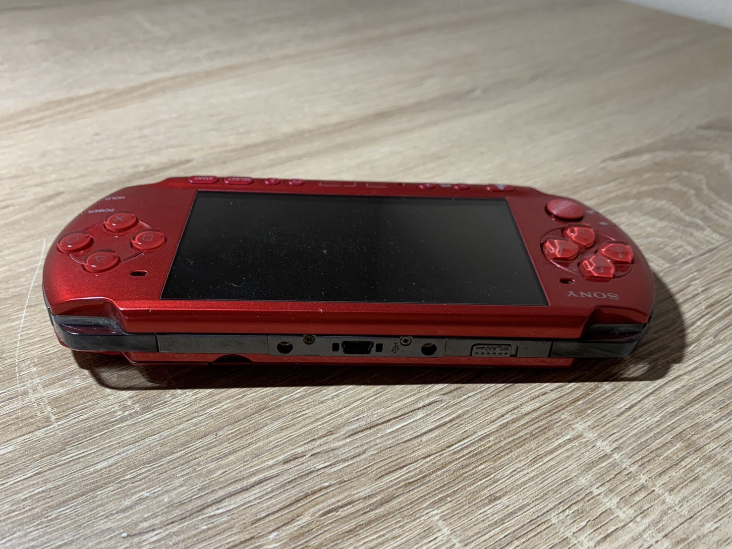 1487 Sony PSP 3000 Radiant Red Console Junk For Parts