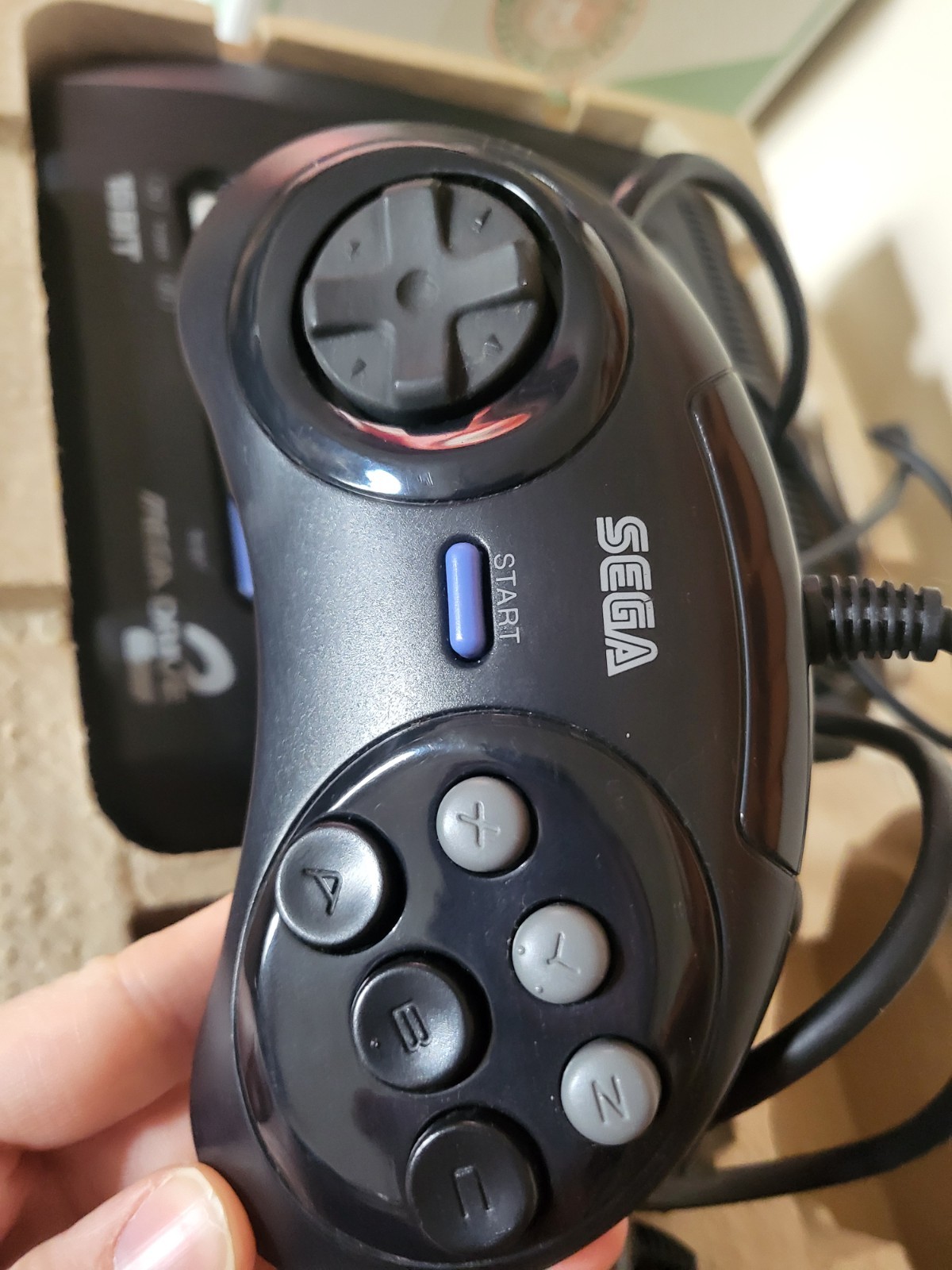 *NOT WORKING* SEGA MEGA DRIVE 2 Plus 1 Console PUYO PUYO MD Japan Import
