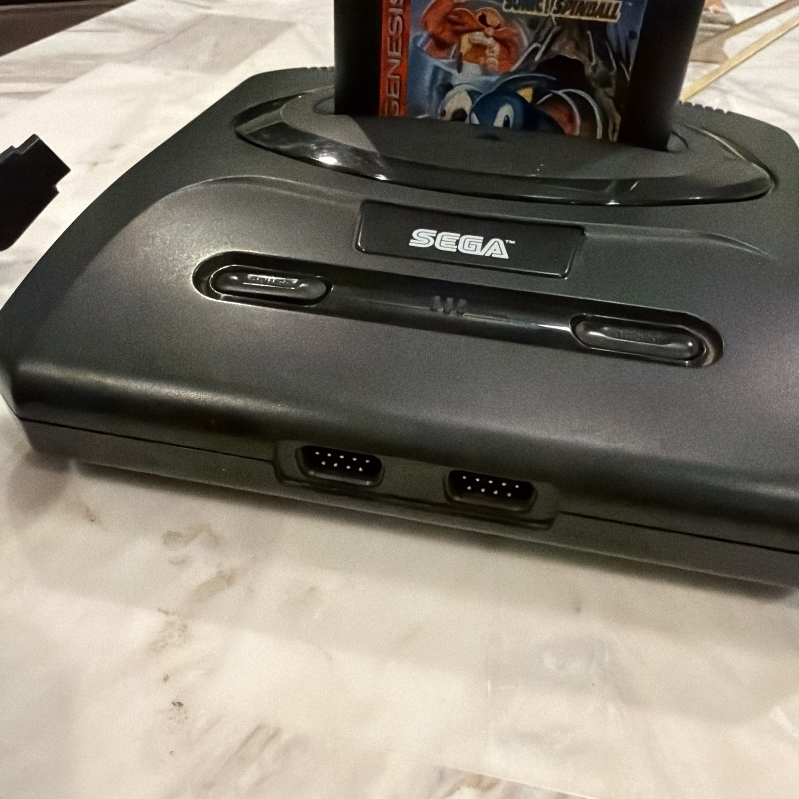 Sega Genesis Model 2 Console System Bundle Cords Controller Sonic Spinball