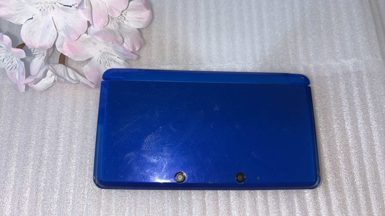 Nintendo 3DS Cobalt Blue Complete in Box CIB Japan Model w/Charger Dock AR Cards