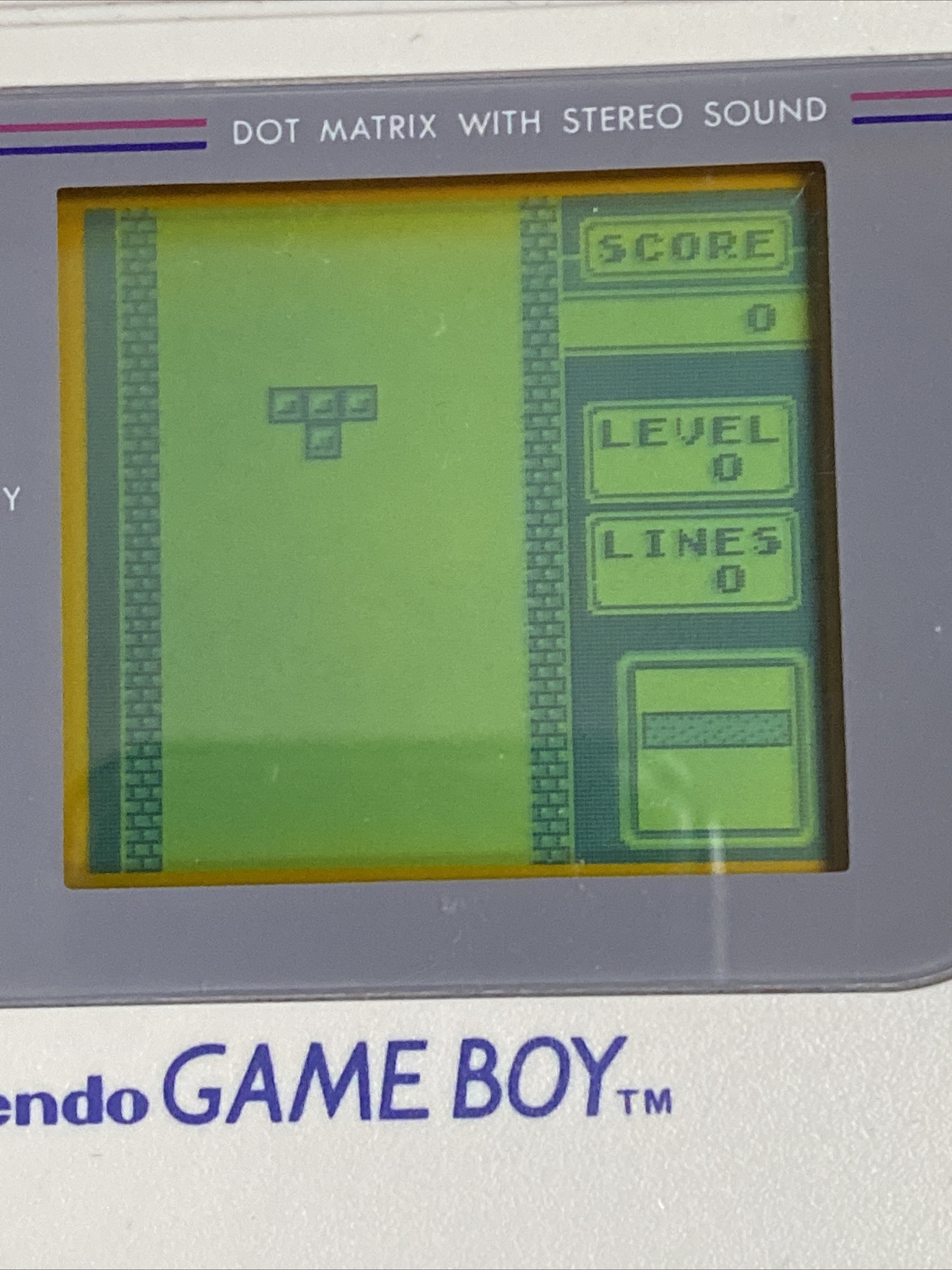 Gray 1989 Nintendo GAME BOY DMG-01 TETRIS Light Boy Cleaning Kits Case etc.