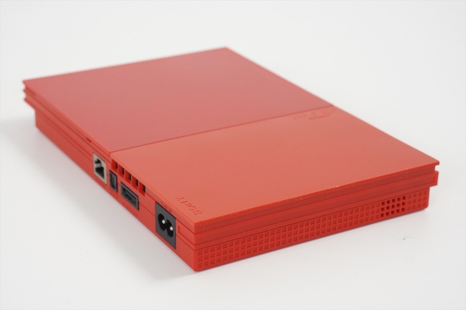 PS2 Playstation2 Slim CINNABAR RED Console System 90000 CR Only for NTSC-J 8102