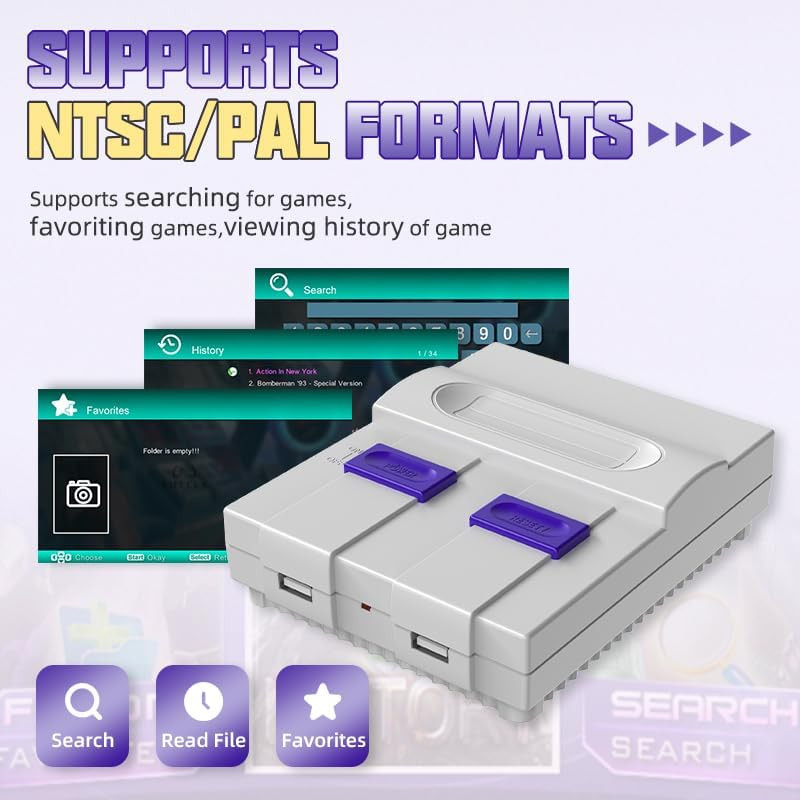 16Bit Retro Video Game Console 4K TV Hdmi-Compatible Game System Plug and Play 8